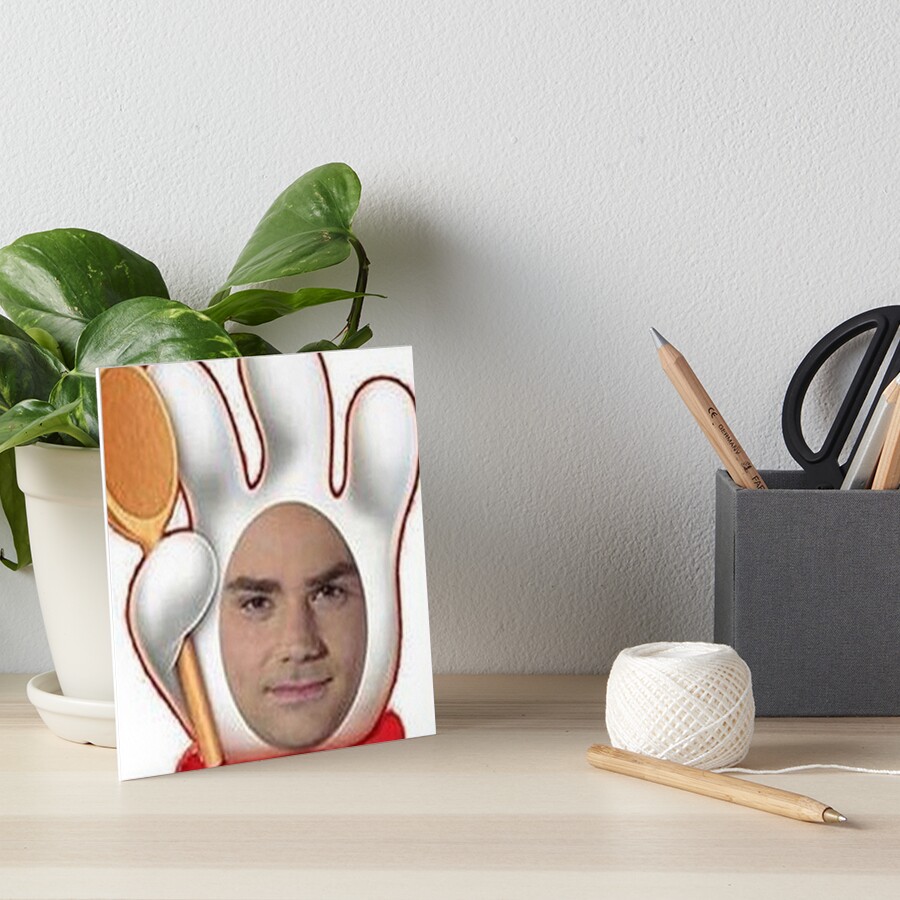 "Ben Shapiro hamburger helper" Art Board Print for Sale by ratchef