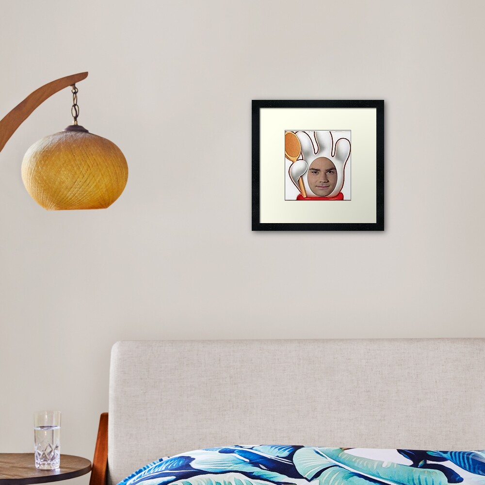 "Ben Shapiro hamburger helper" Framed Art Print by ratchef Redbubble