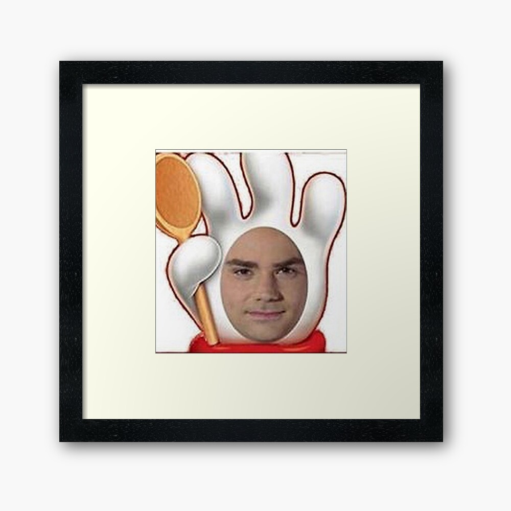 "Ben Shapiro hamburger helper" Framed Art Print by ratchef Redbubble