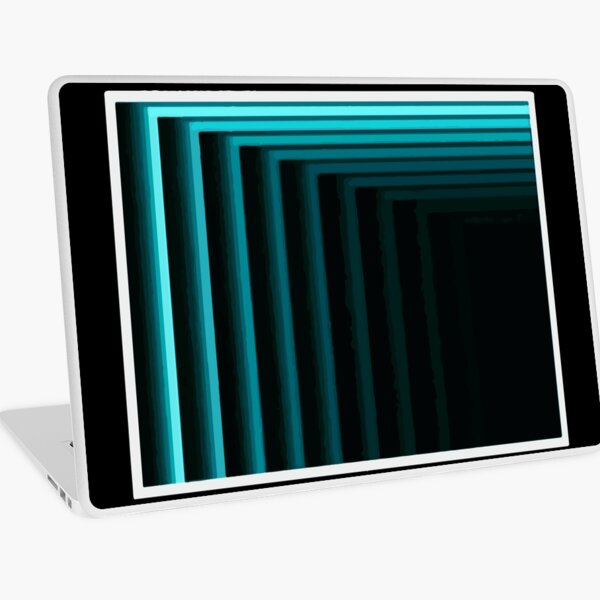 Enter the Basement (Electric Blue Logo) Laptop Skin
