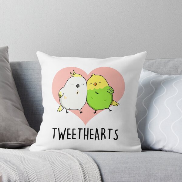 Item preview, Tweethearts Funny Love Birds Puns  designed and sold by punnybone.