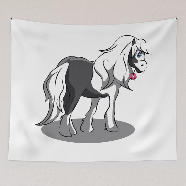 Item preview, Tinker with flower Horse Pony Riding Cartoon gift designed and sold by Moonpie90.