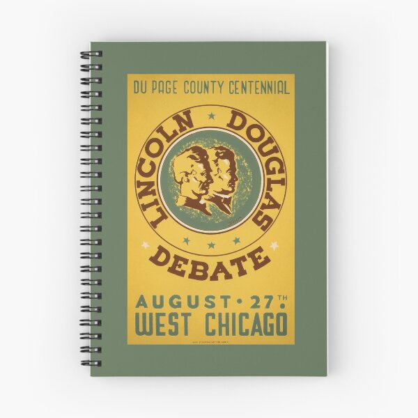 Item preview, Lincoln-Douglas Debate - WPA - 1939 designed and sold by warishellstore.