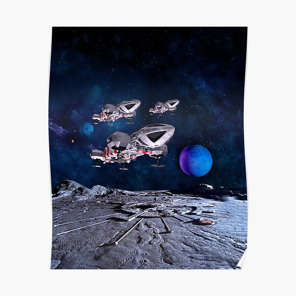 THREE RESCUE R2 EAGLE OVER ALPHA WITH PLANET NO LOGO 20190131A Poster