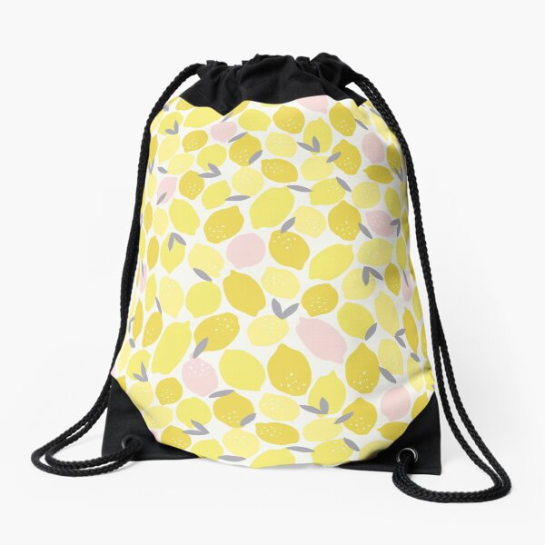 Pink Lemonade Drawstring Bag