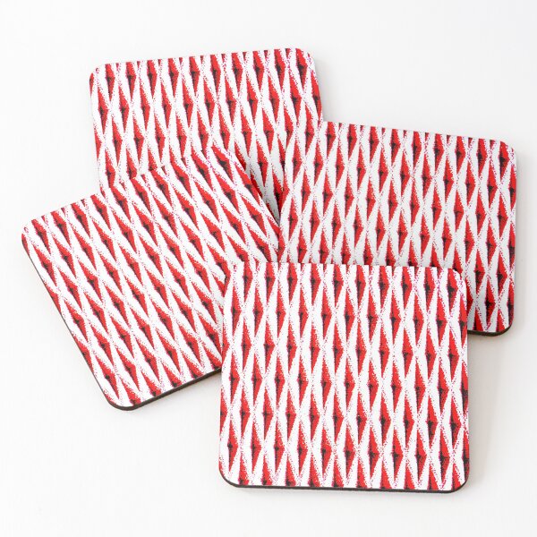 Item preview, Red, Black and White | Pop | Bright and Cheery | Pattern designed and sold by Alice-Mills.