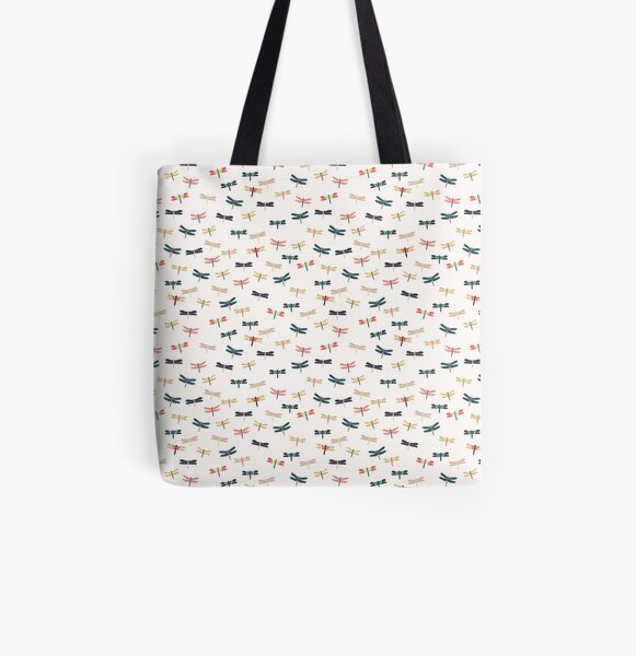 Dragonflies All Over Print Tote Bag