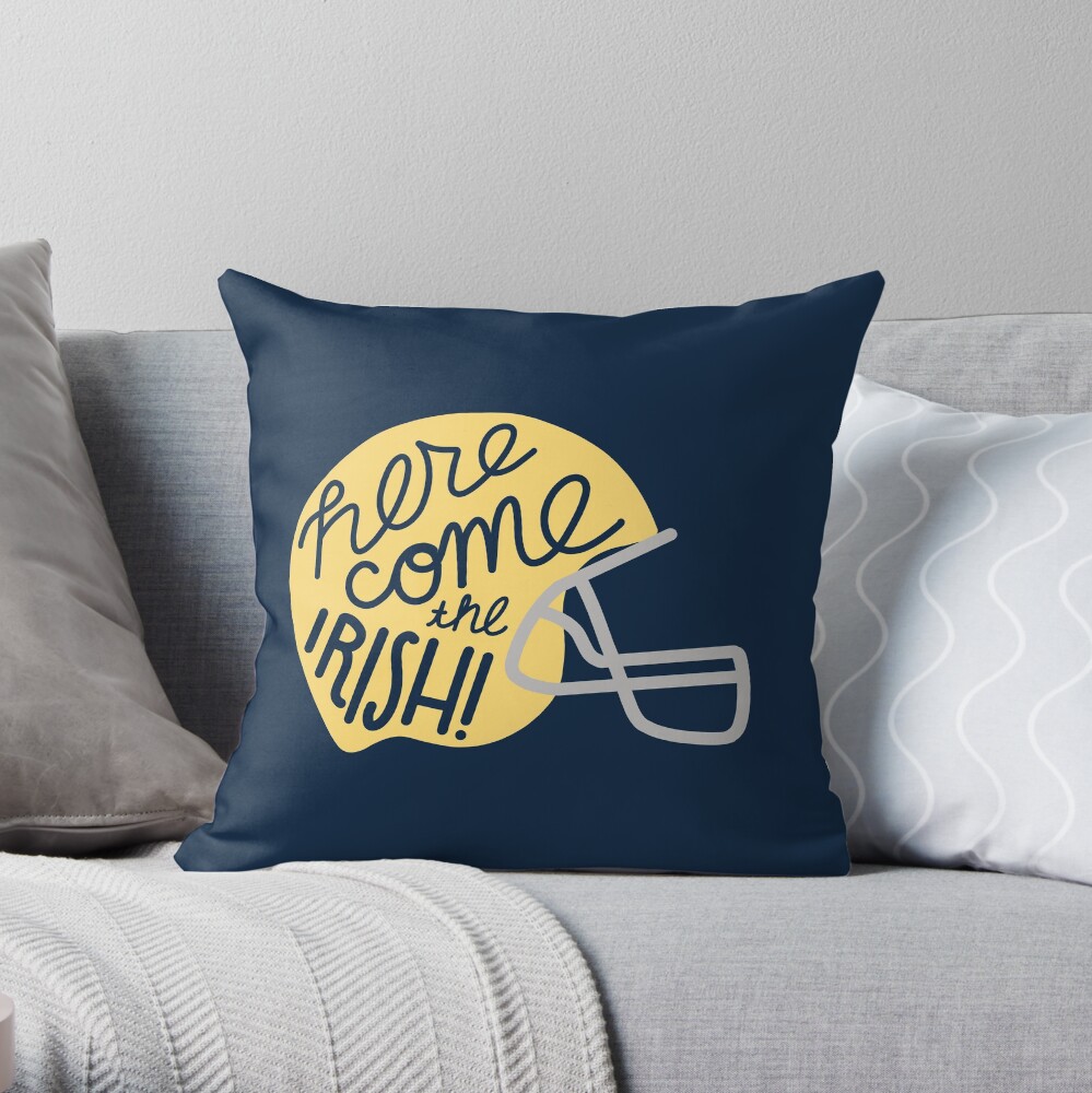 Irish Helmet Throw Pillow