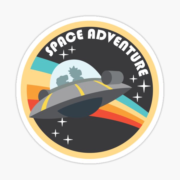 Space Adventure (Rick & Morty) Sticker