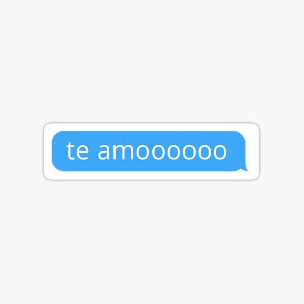 te amo Pegatina