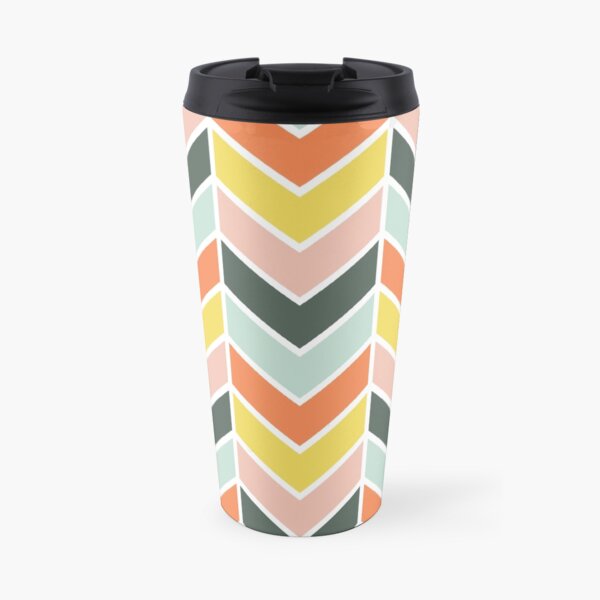 Cheerful Chevron Travel Mug