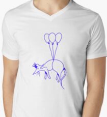 mallrat niemand zu hause T-Shirt mit V-Ausschnitt
