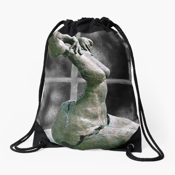 Incomplete Woman Drawstring Bag