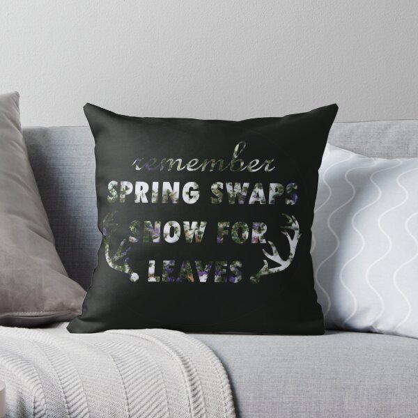 Mumford & Sons Winter Winds Floral Design Throw Pillow