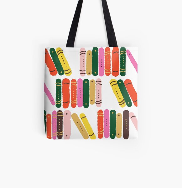 Bookworm All Over Print Tote Bag