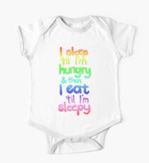 Sleepy / Hungry One Piece - Short Sleeve
