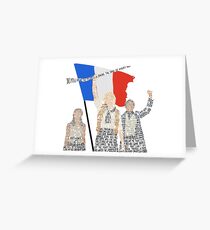 Les Miserables Greeting Card