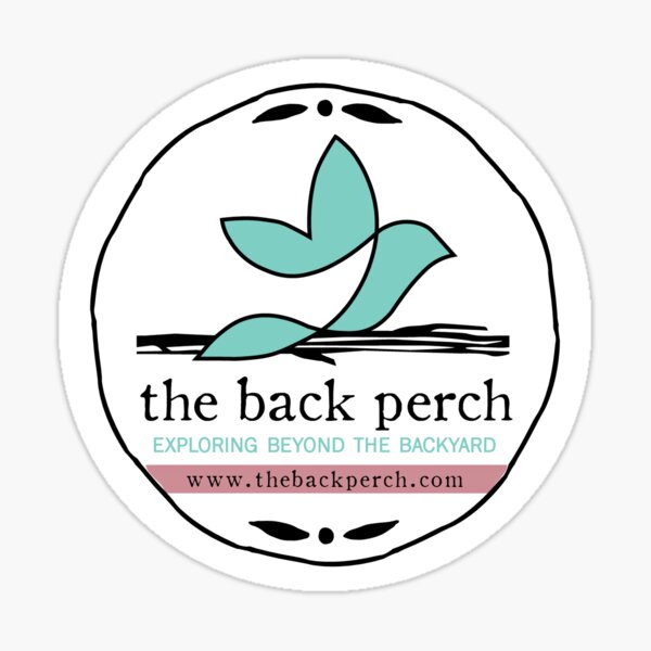 The Back Perch - White Sticker