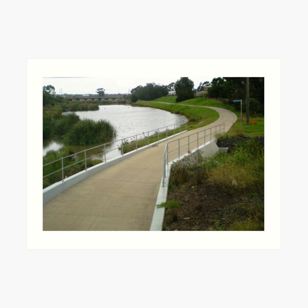 Let's take a 10K walk around Skeleton Creek Art Print