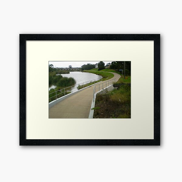 Let's take a 10K walk around Skeleton Creek Framed Art Print