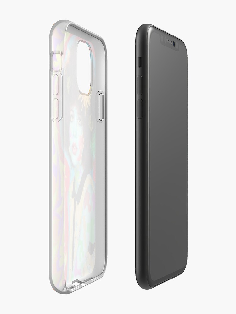 Coque iPhone « Enfant fleur », par Mishymo