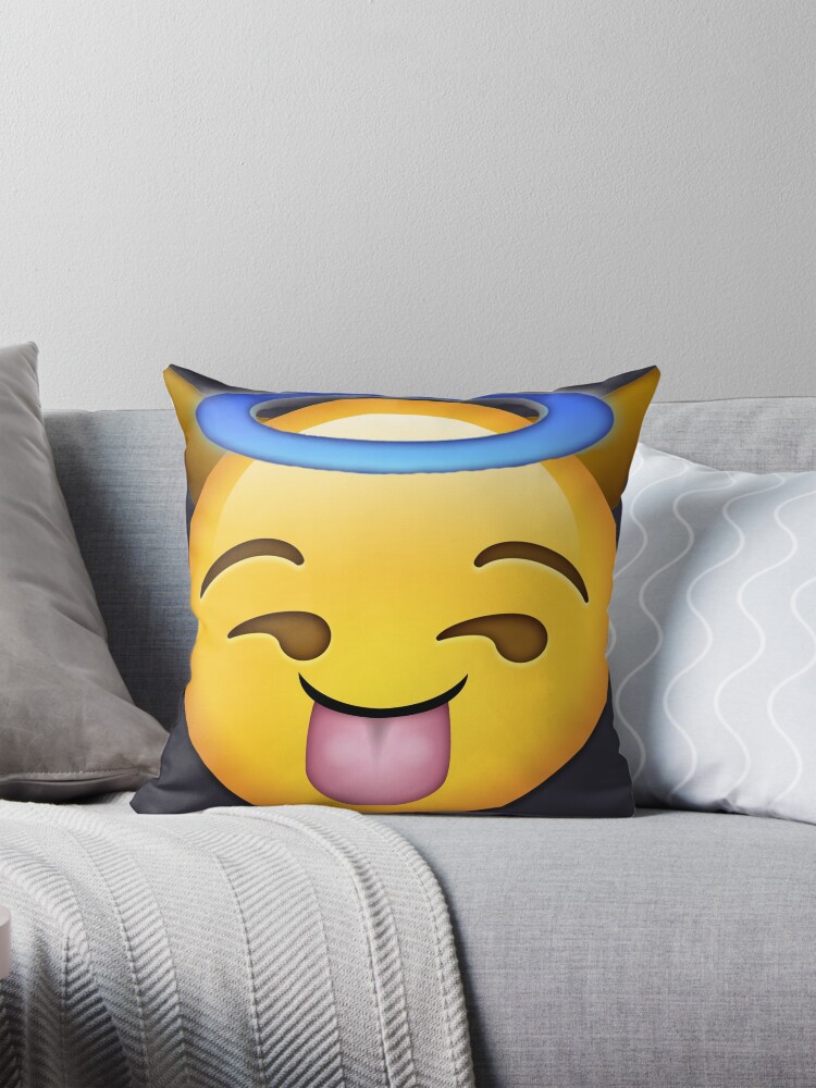 Baddie Emoji Pillow for Sale by Pizzaboy Merch Store Redbubble