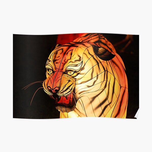 Tiger (2) Night - Chinese Lantern Festival 2012 Poster