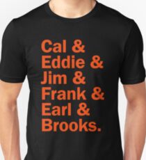 Baltimore Oriole HOFers - orange Unisex T-Shirt