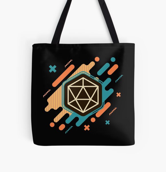 Retro Polyhedral Numbers - Dice Bag – DND