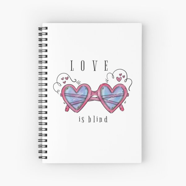 Valentine's Day - Love is Blind Spiral Notebook