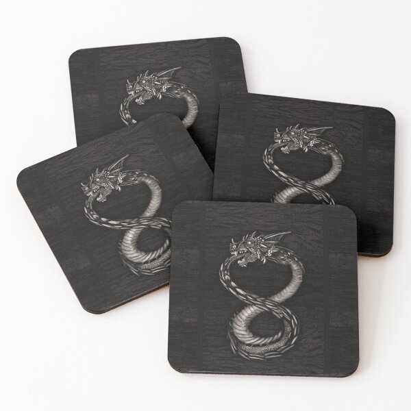 Item preview, Ouroboros Infinity Dragon on bark texture designed and sold by Nartissima.