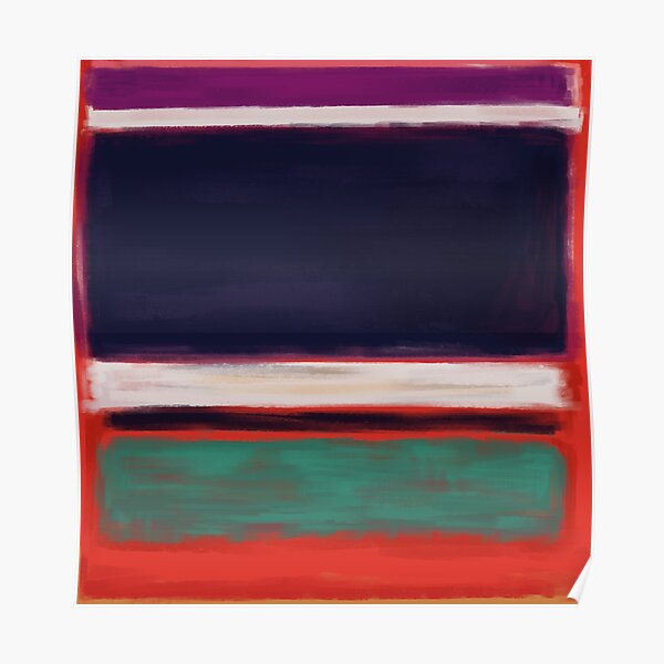 Rothko Inspired #12 Poster