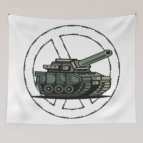 Item preview,  Cartoon military tank war zone designed and sold by emphatic.