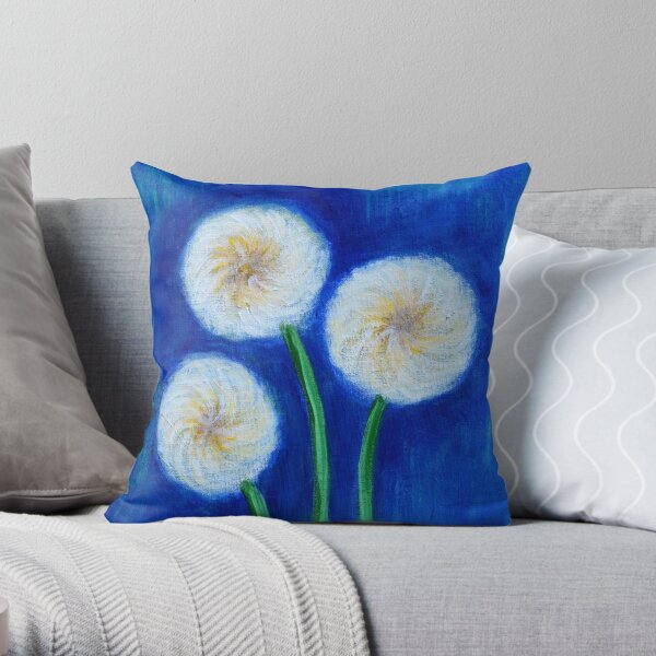Dandelions Throw Pillow