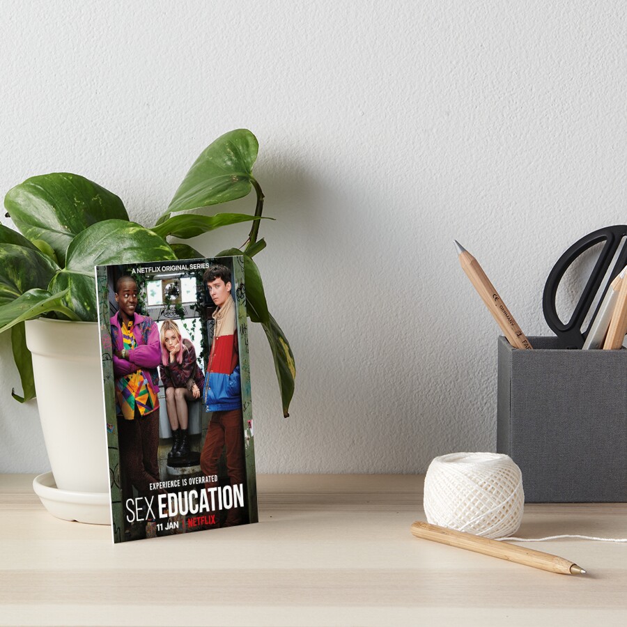 Lámina Rígida Sex Education Poster De Javiforte Redbubble 