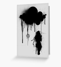 the rain Greeting Card