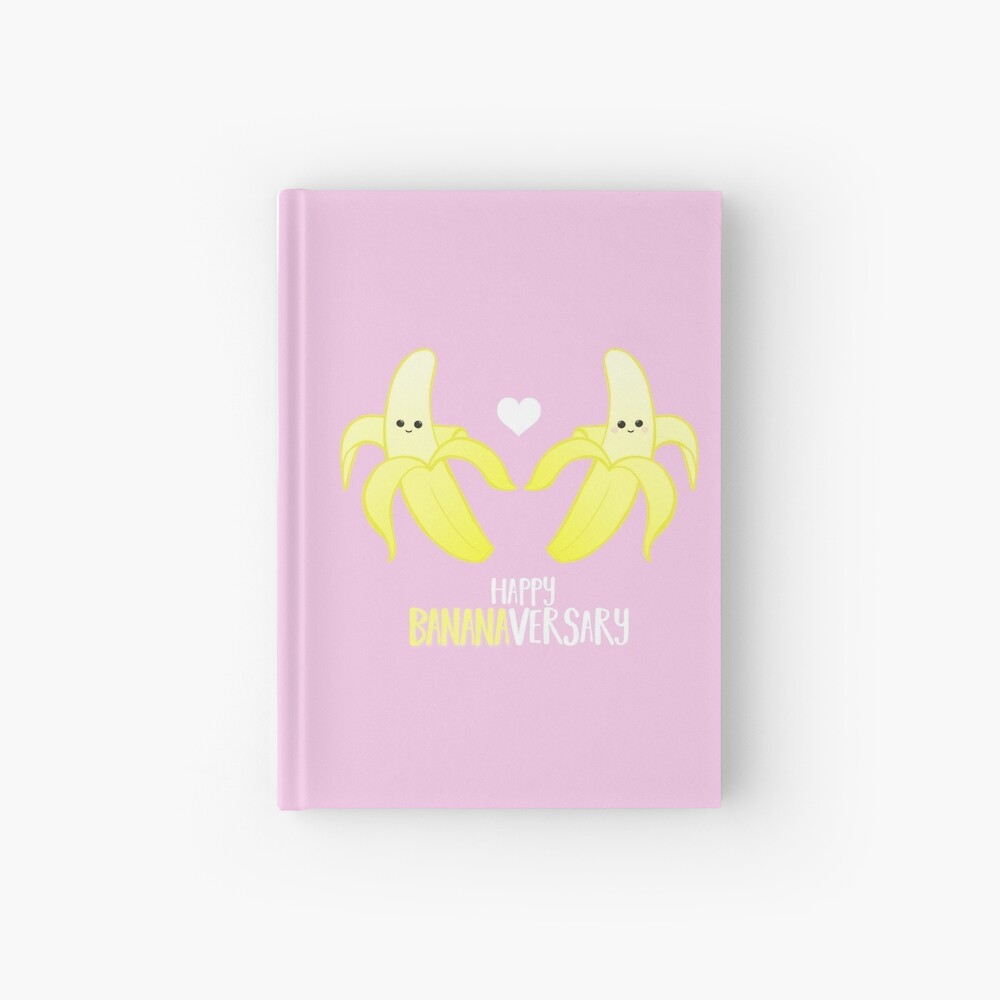 Cahier A Spirale Bananaversary Heureux Joyeux Anniversaire Pun Anniversaire Banana Pun Carte D Anniversaire Drole Cadeau Mignon Par Jtbeginning X Redbubble