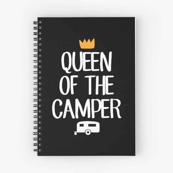 Item preview, Queen of the camper - camping designed and sold by Captain Mood.