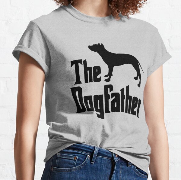 Item preview, The Dogfather American Staffordshire Terrier / Amstaff Dog funny gift idea designed and sold by HEJAshirts.