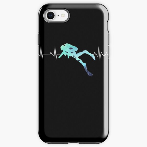 Scuba Diving Heart Beat - Best Gift for Diver iPhone Tough Case