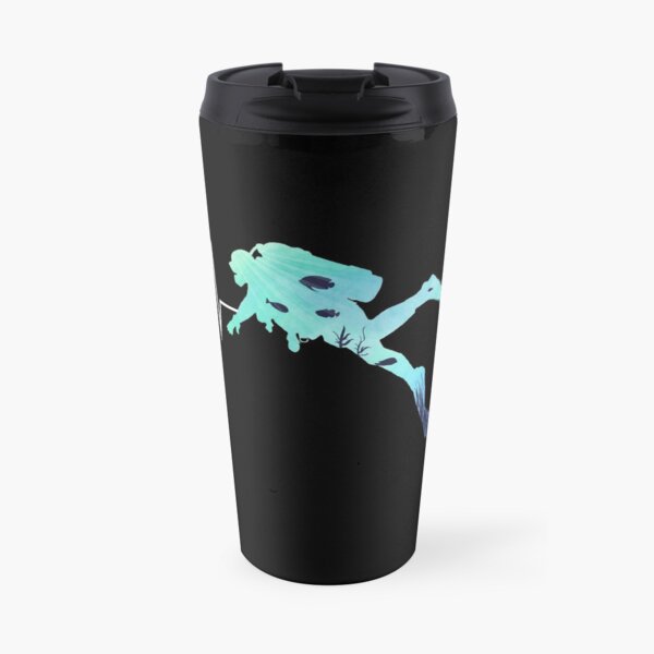 Scuba Diving Heart Beat - Best Gift for Diver Travel Mug