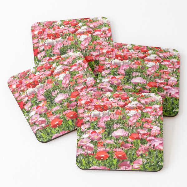 Item preview, Pink and Red poppy field designed and sold by Shiva77.