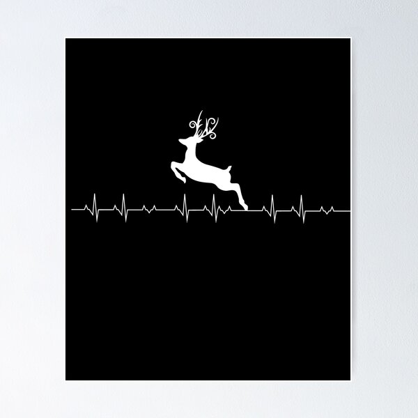 Item preview, Deer Hunting Hunt Heartbeat - Hunter Saying designed and sold by Captain Mood.