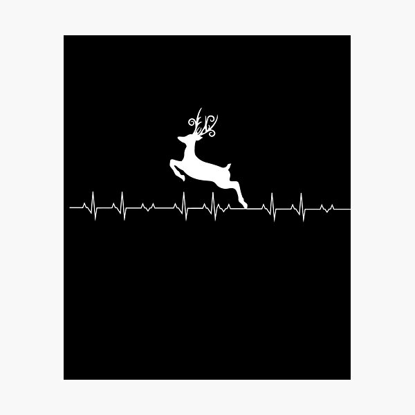 Item preview, Deer Hunting Hunt Heartbeat - Hunter Saying designed and sold by Captain Mood.