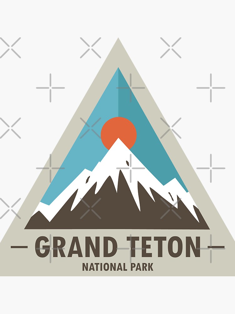 Jackson Hole Sticker Decal Ski Snowboard Wyoming Grand Teton National Park PO 