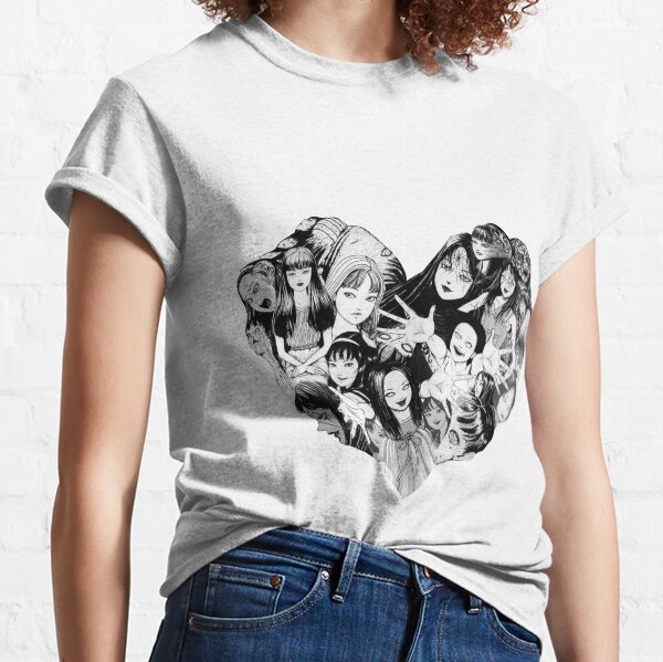junji ito Tomie Valentines Day 1 Collage Classic T-Shirt