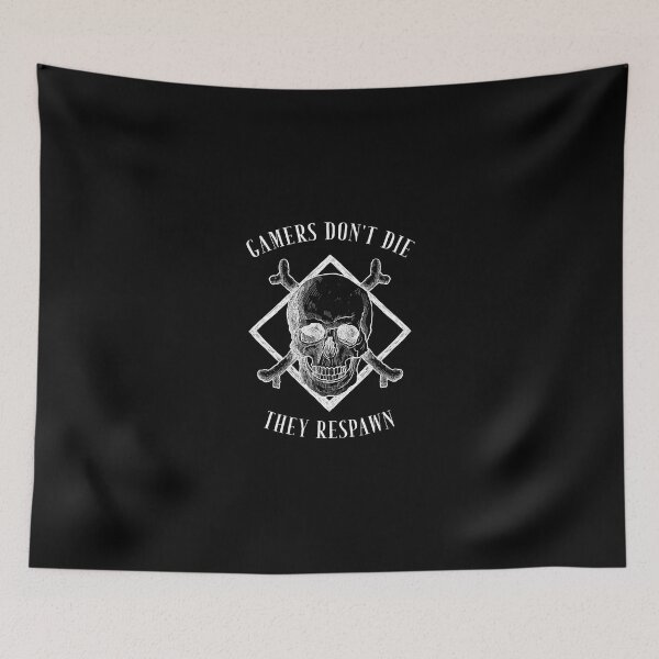 Item preview, Gamers Don't Die They Respawn - Video Game Arcade designed and sold by Captain Mood.