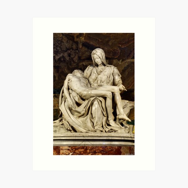 Aperçu de l'œuvre La Pietà de Michel-Ange en gros plan créée et vendue par Weston  Westmoreland.