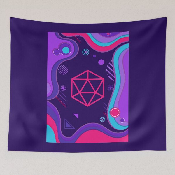 Item preview, Cyberpunk Funky D20 Dice Tabletop RPG designed and sold by pixeptional.