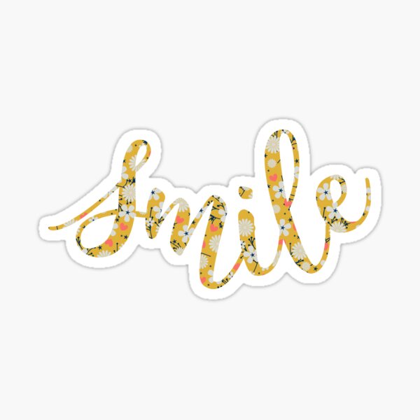 Dancing Blossom - Yellow Sticker